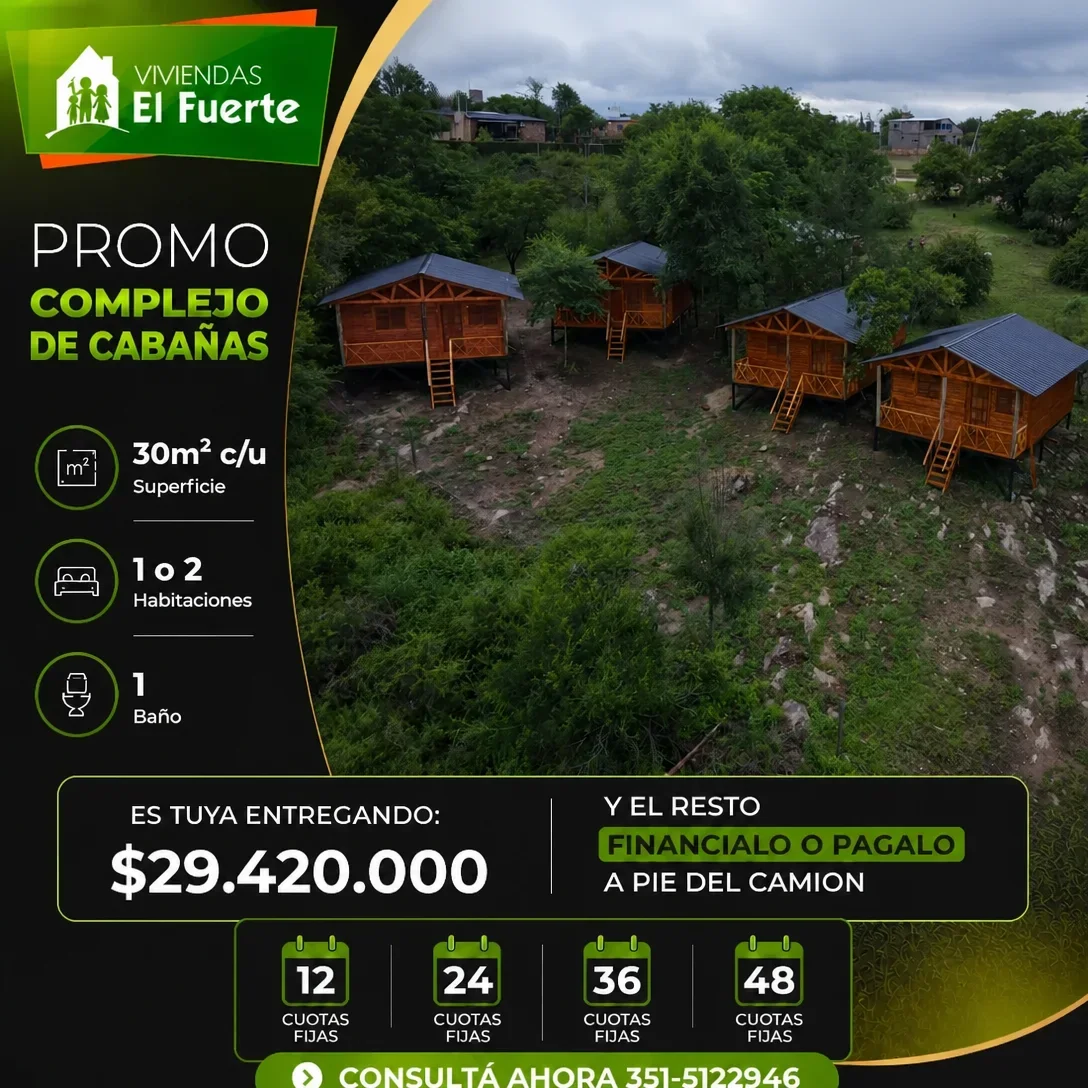 PROMO COMPLEJO CABAÑAS